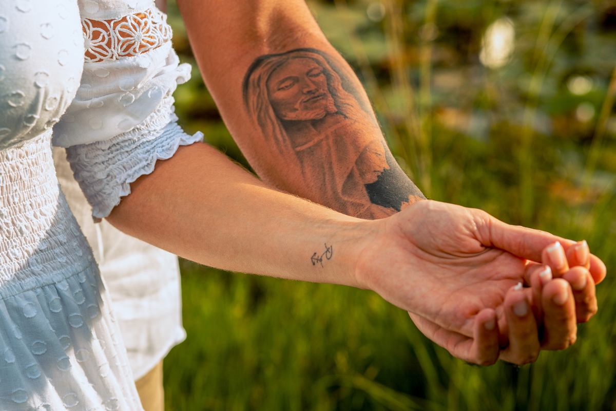 foto de casal, tatuagens 