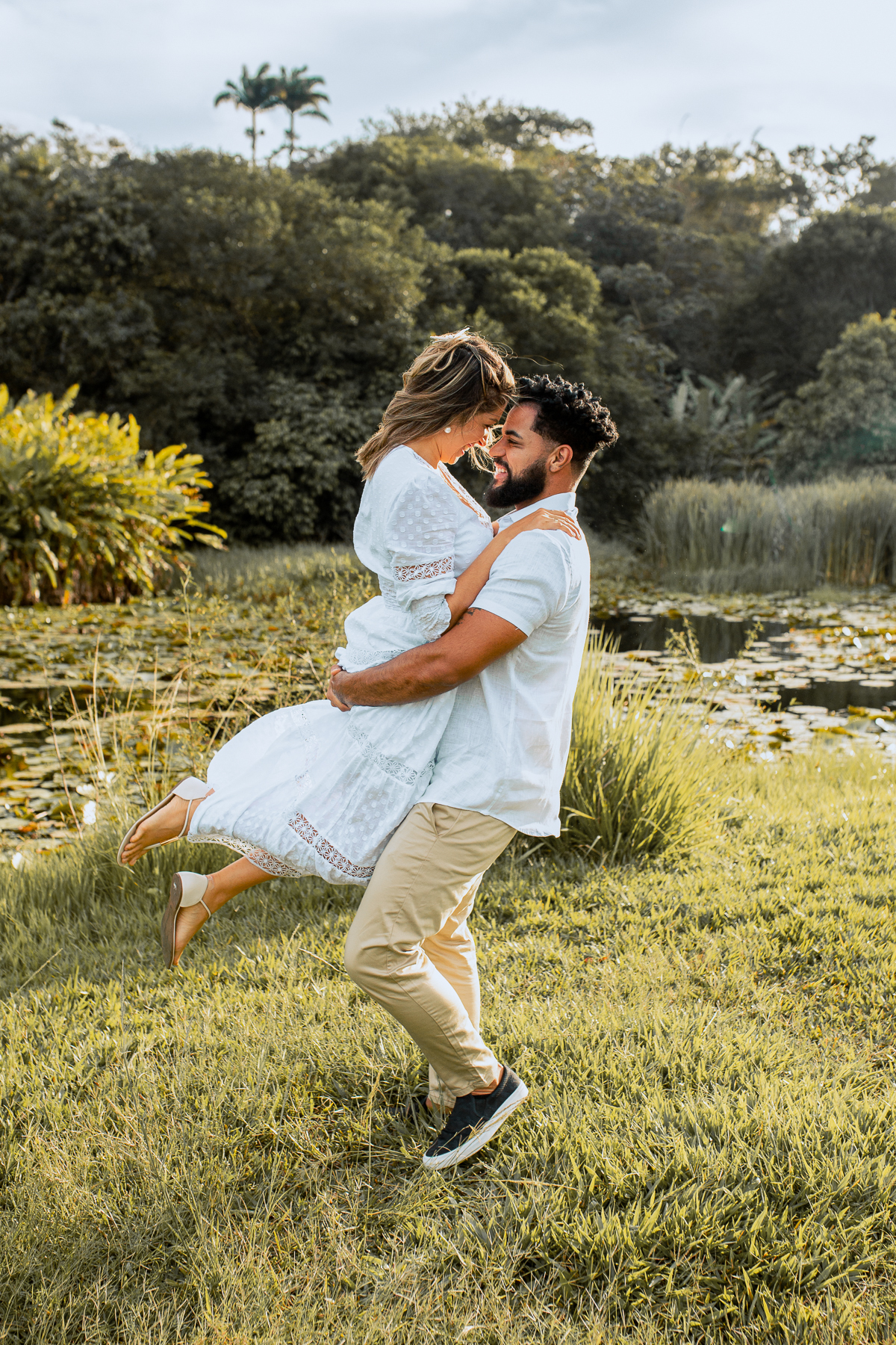 fotos de casal no campo