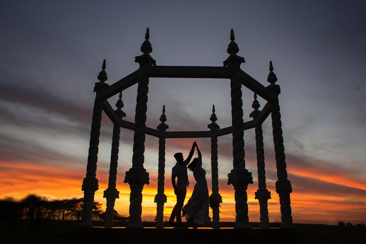 foto de pre wedding por do sol 