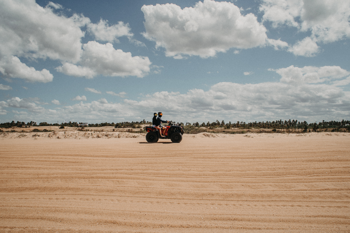 passeio de Bugue no rio grande do norte, praia de São Miguel do Gostoso.