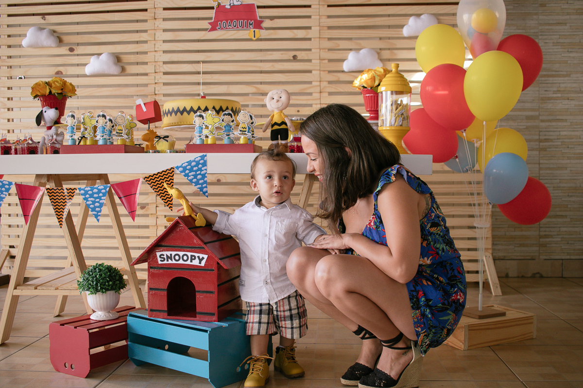 ANIVERSÁRIO INFANTIL TEMA SNOOPY