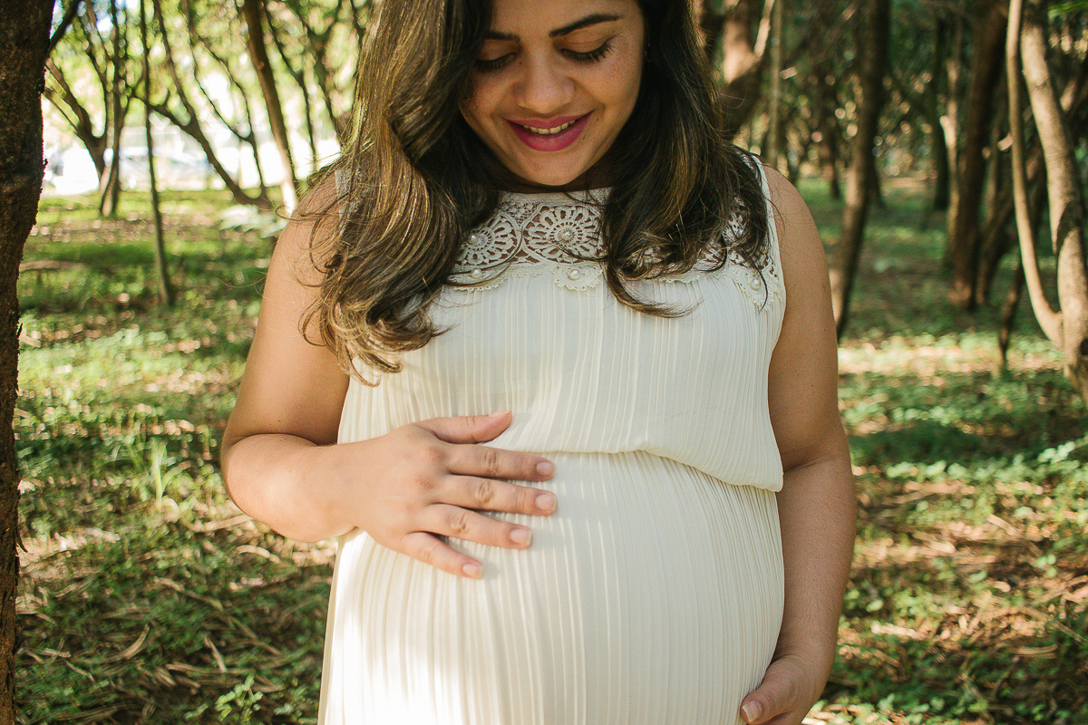 Ensaio gestante no parque