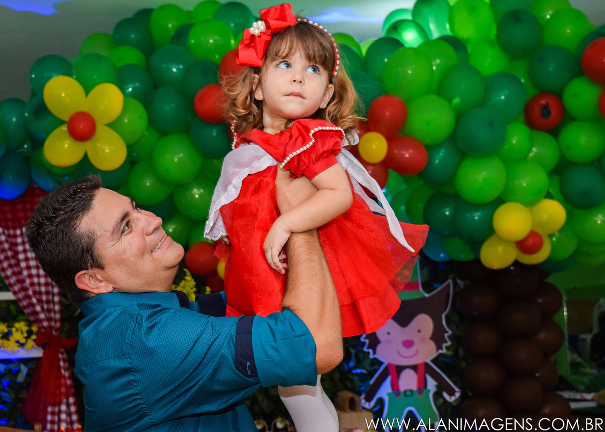 festa de 1 ano decoração chapeuzinho vermelho fotos alan lira