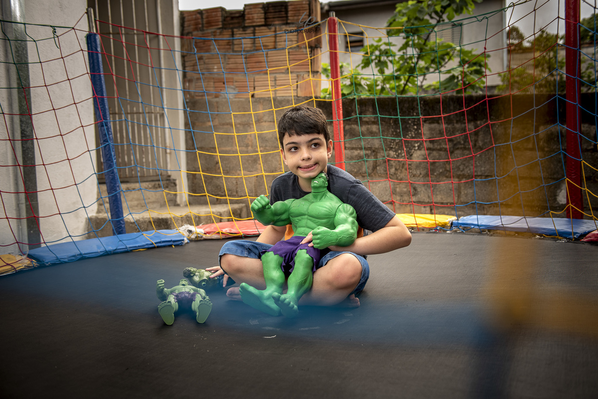 Seu preferido é o Hulk
