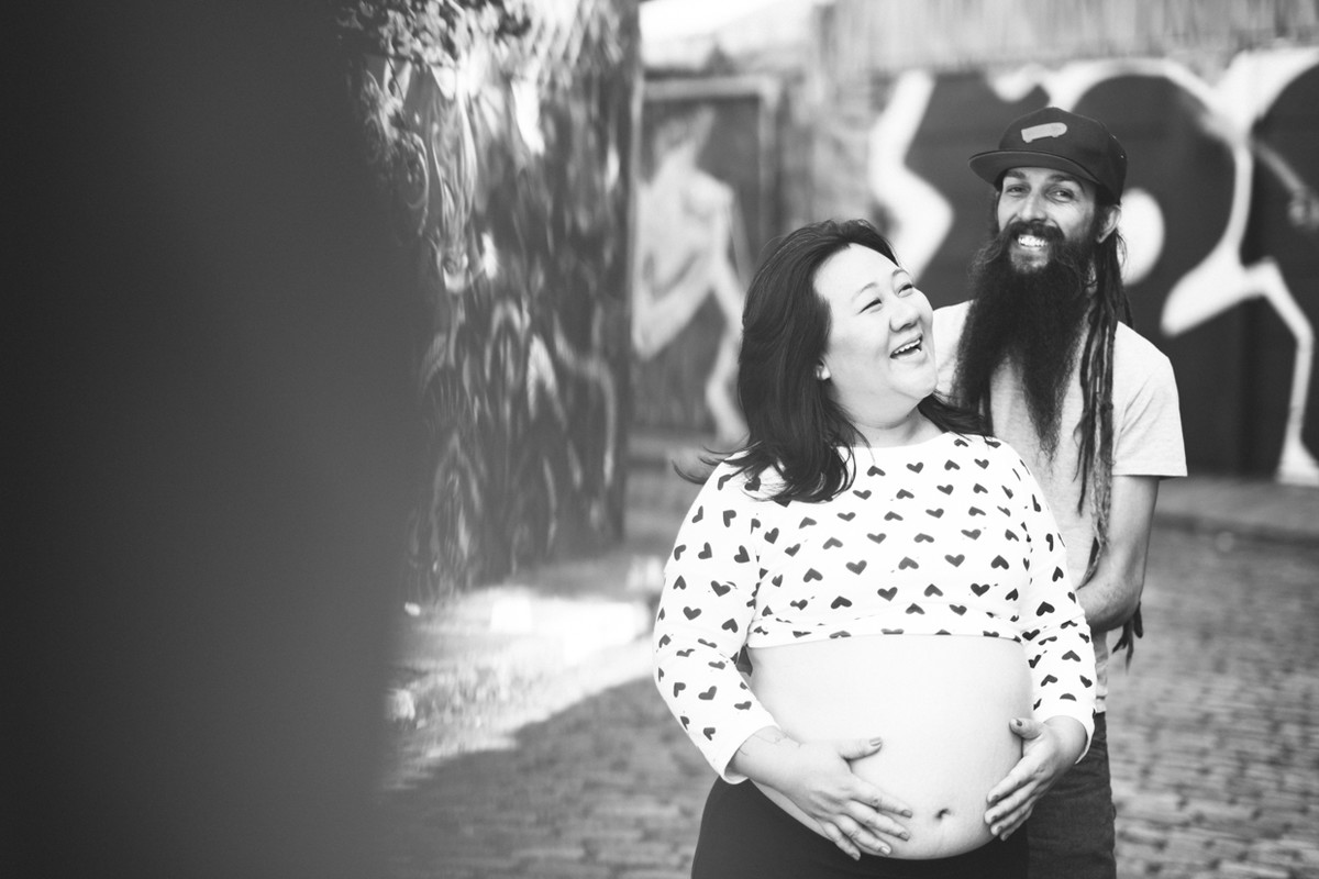 gestação fotografia beco do batman becodobatman davimartins davi martins equipe dois ponto nove doispontonove pato miroca patomiroca