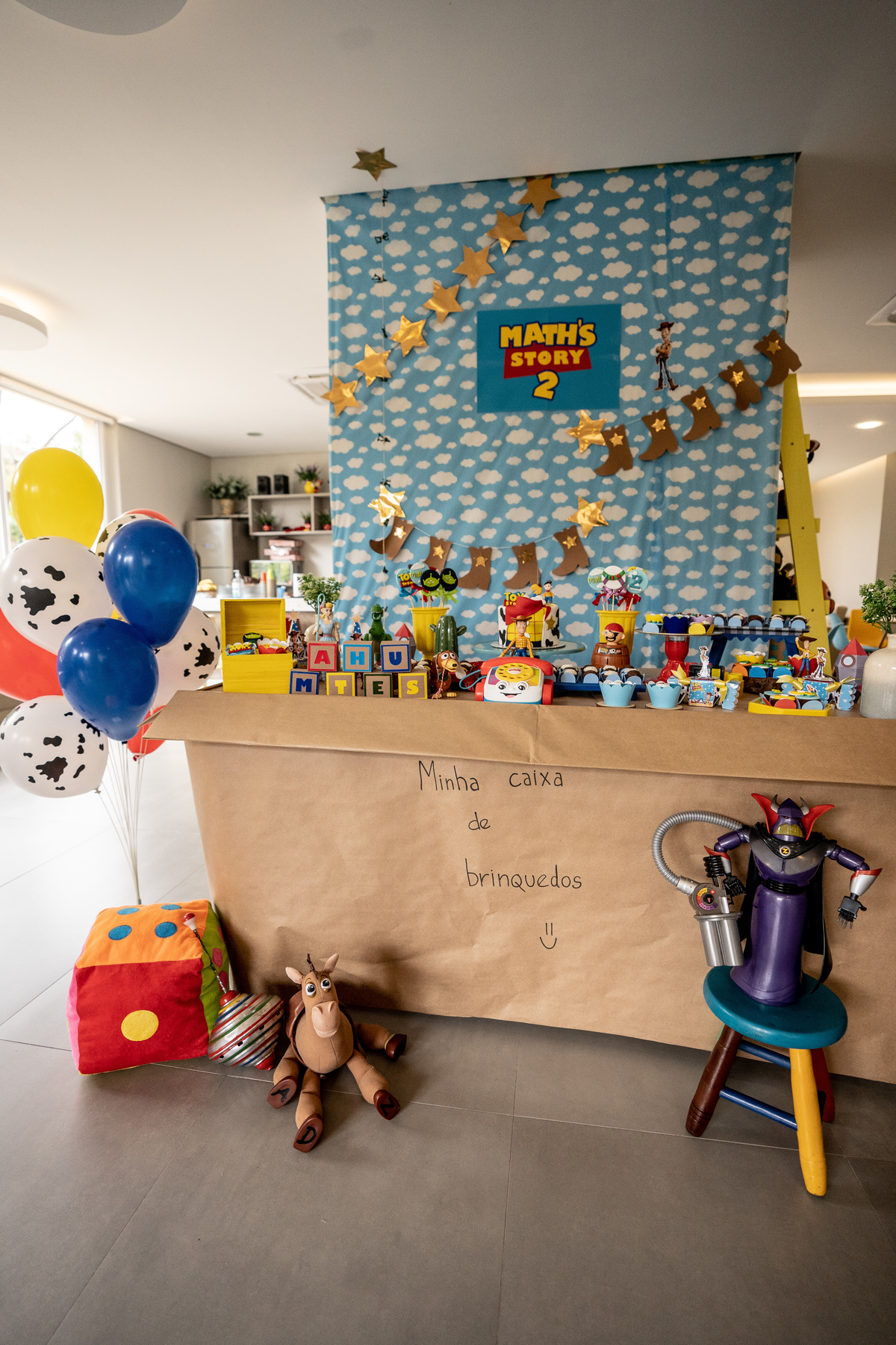 Aniversário Matheus Toy Story2 anos camila Kobata davi martins