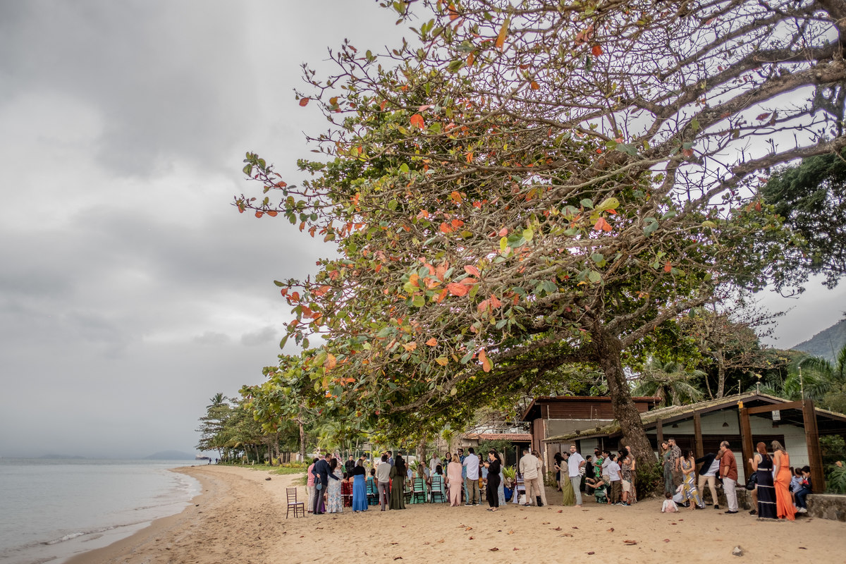 casamento Raquel guilherme Ilhabela Davi Martins equipe praia