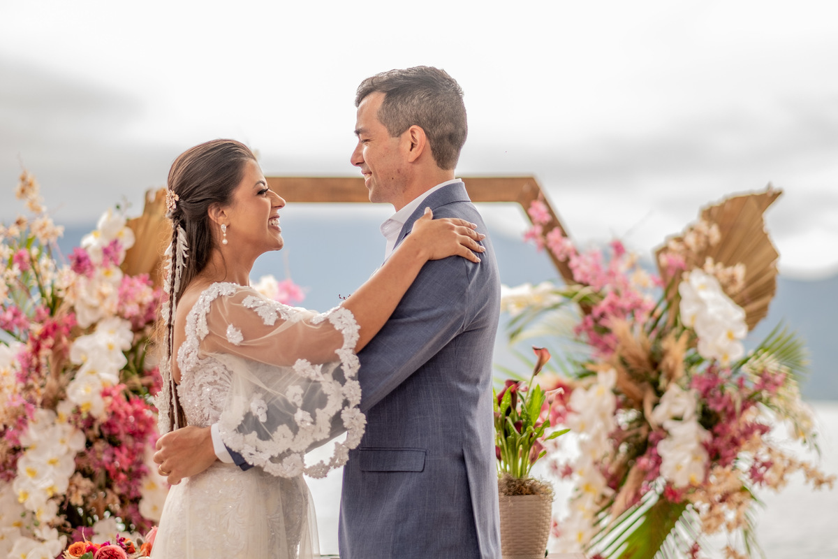 casamento Raquel guilherme Ilhabela Davi Martins equipe praia