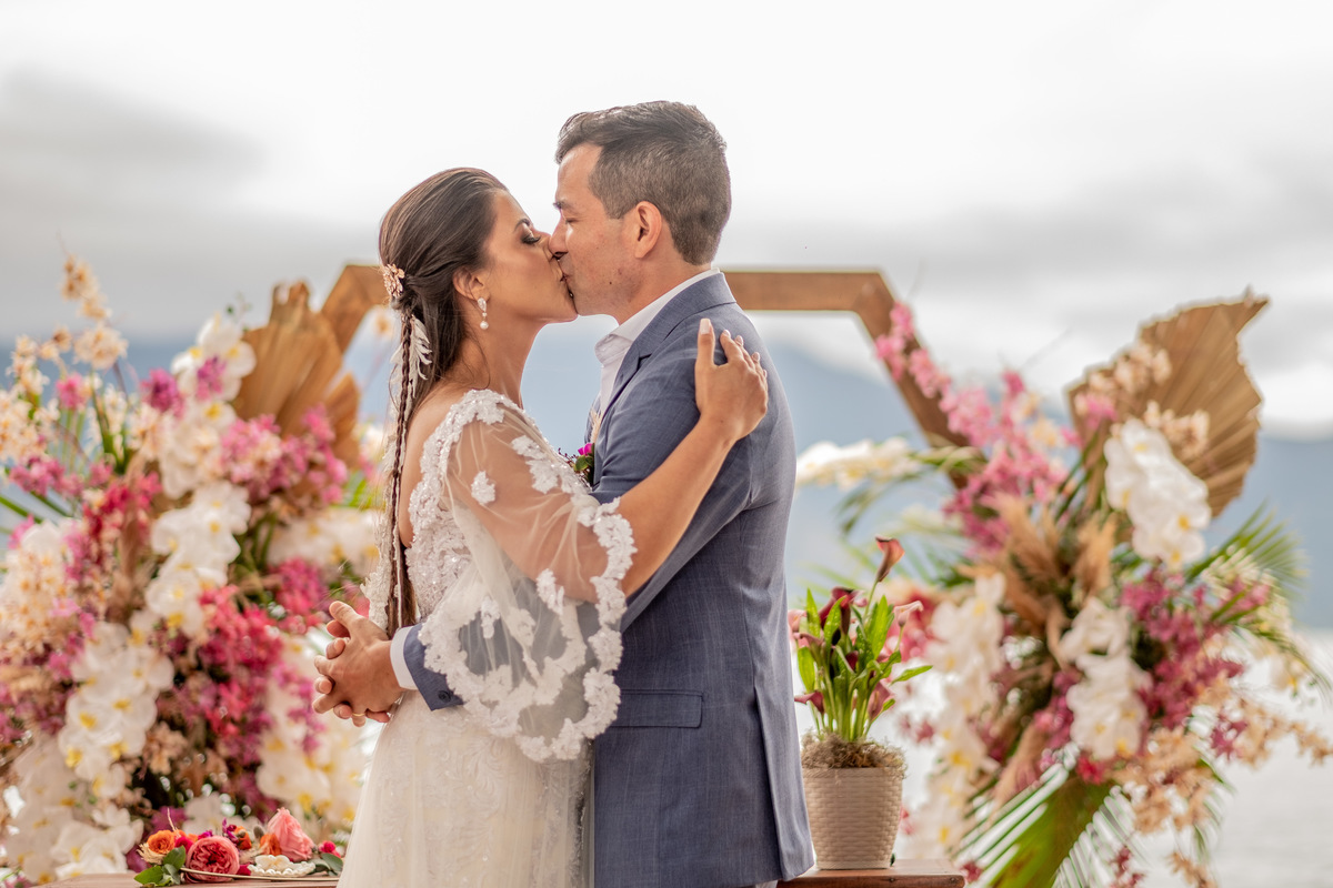 casamento Raquel guilherme Ilhabela Davi Martins equipe praia