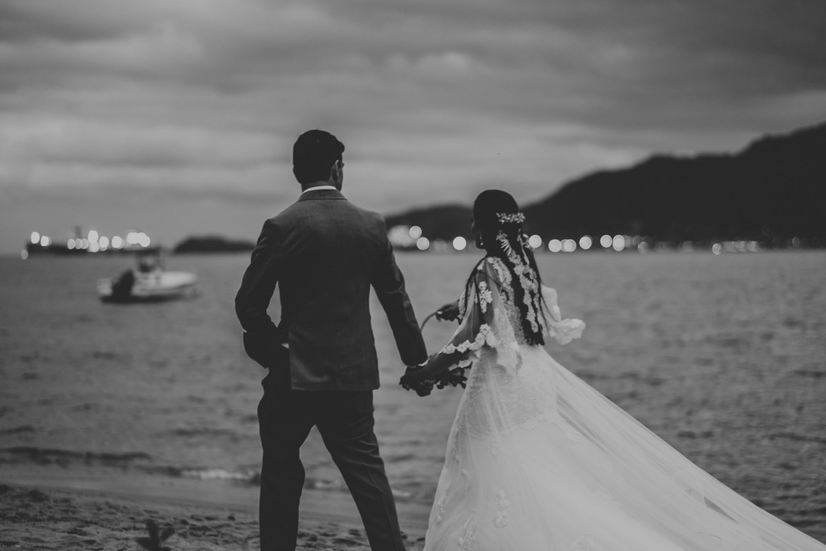 casamento Raquel guilherme Ilhabela Davi Martins equipe praia