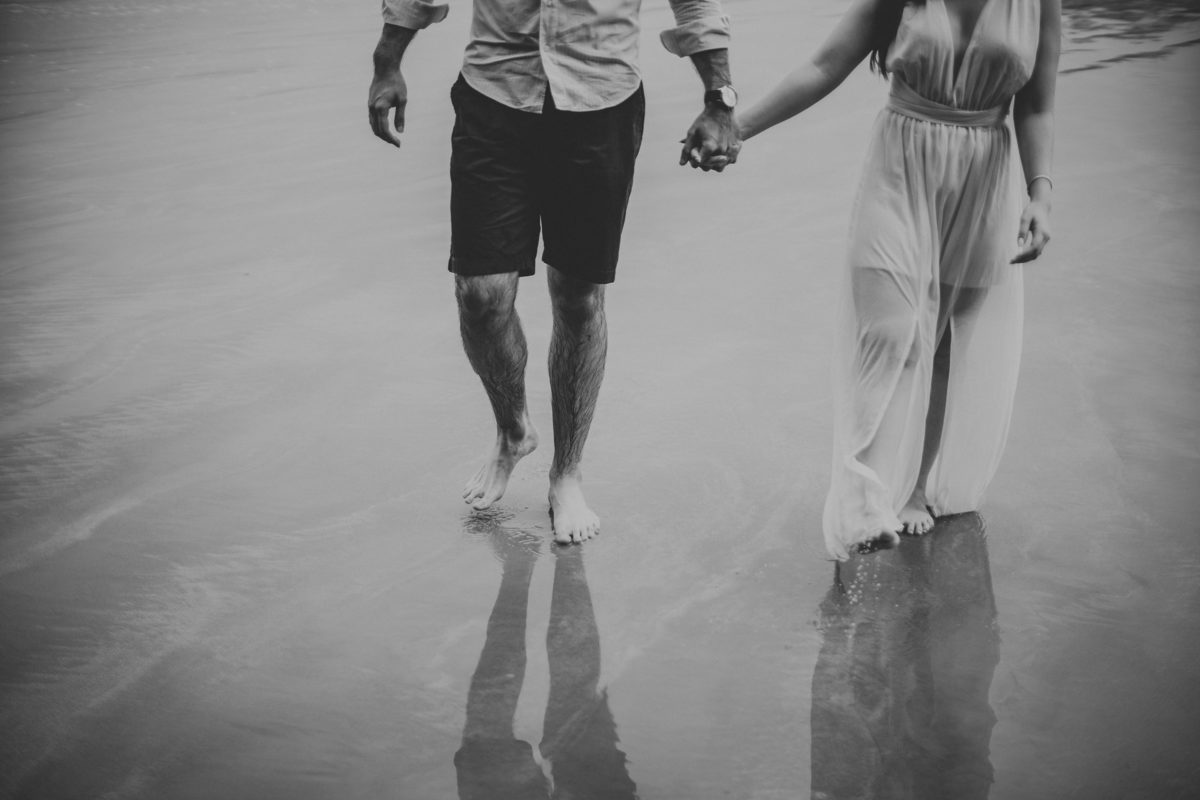 Ensaio pré wedding Rafael e Louise Davi Martins praia