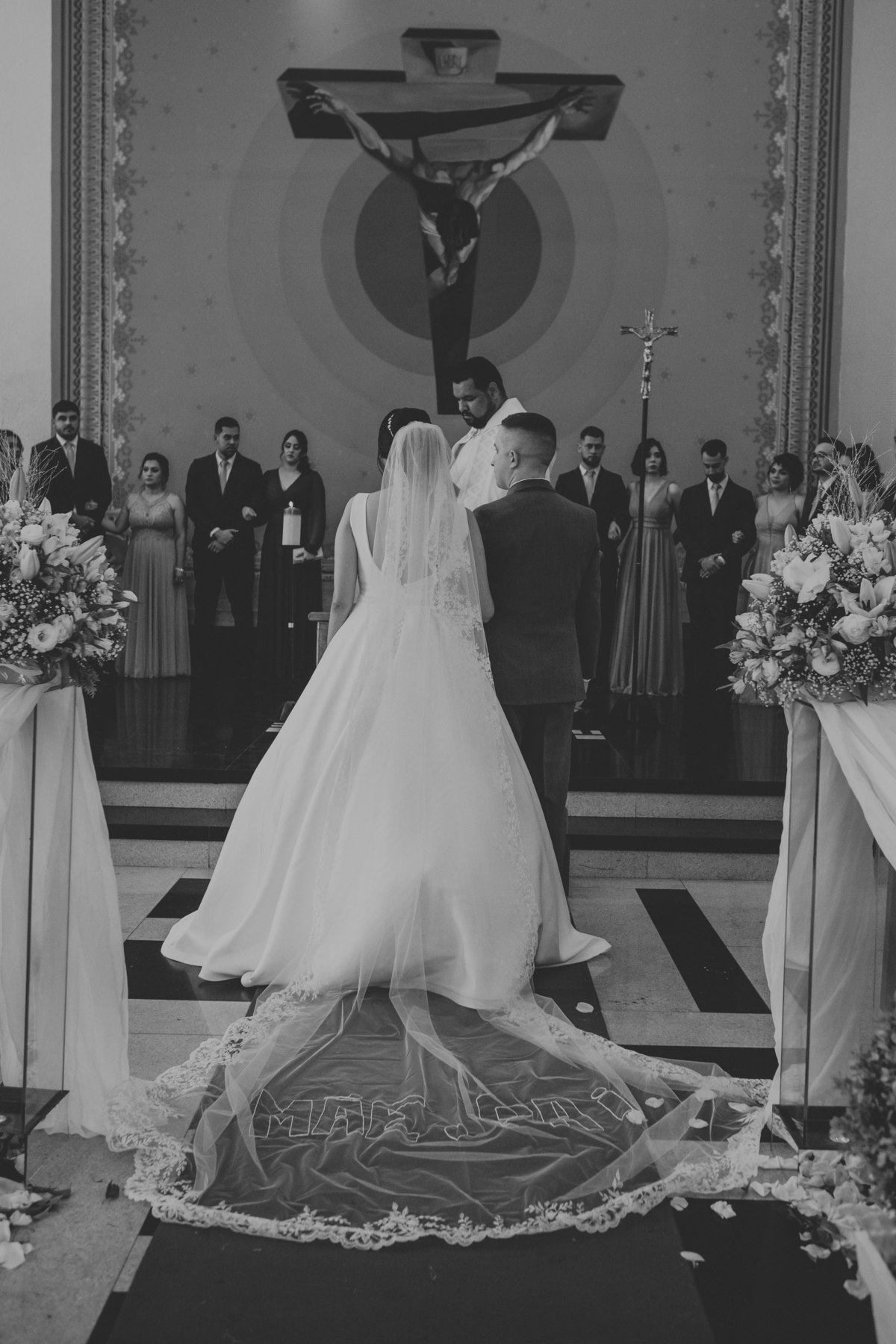 Casamento Rodrigo e Jaqueline Igreja Paróquia Santa Rita - São Paulo - SP - Buffet mediterrâneo - Guarulhos - SP