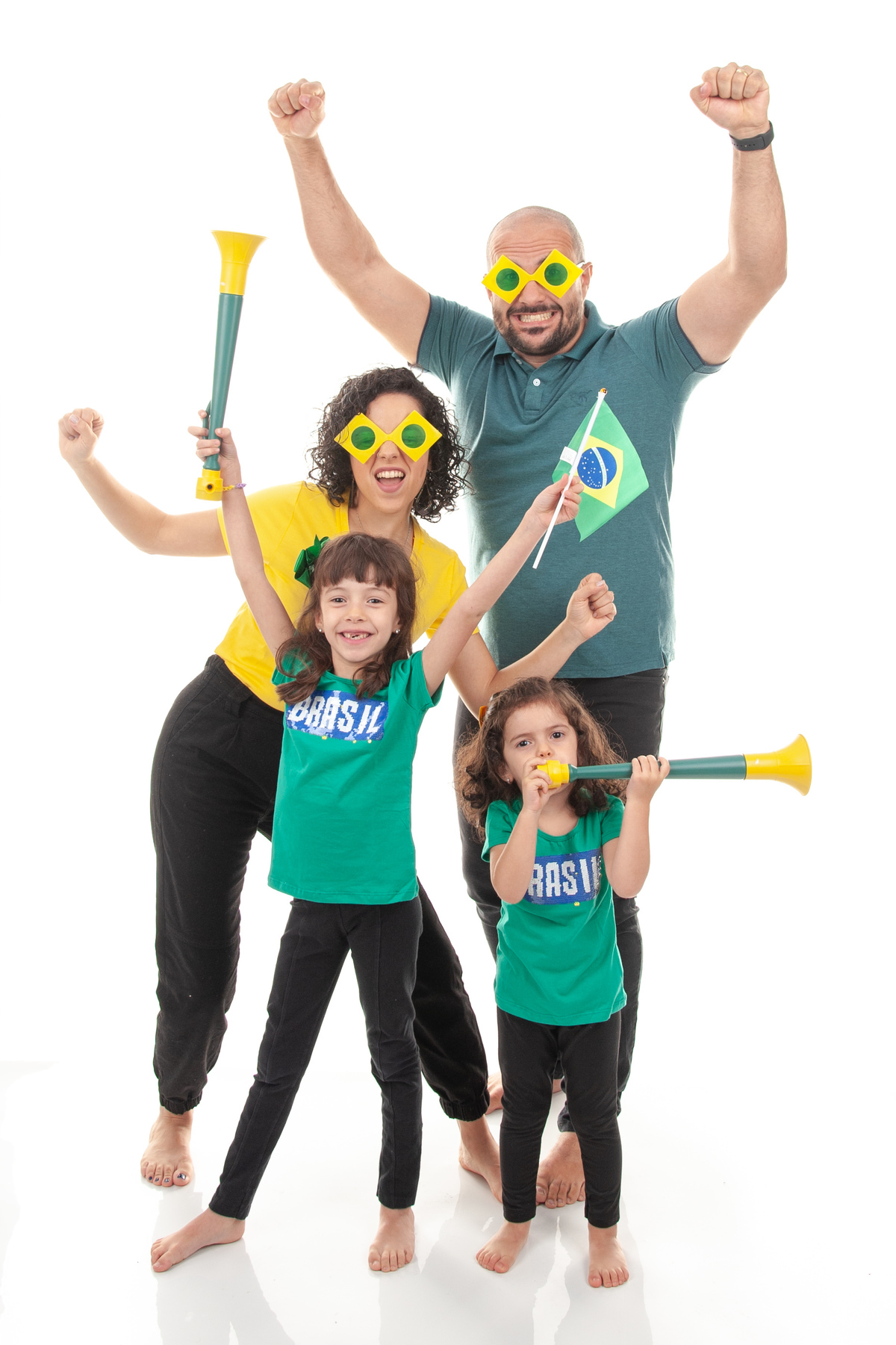 Ensaio fotográfico família Rodrigo Serradura e Tita estúdio família