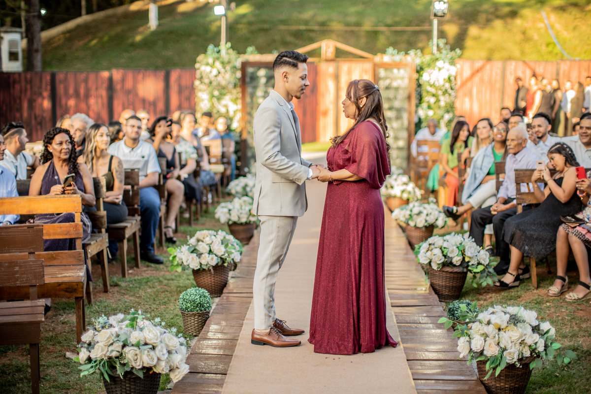 Espaço Cerejeiras - Guarulhos - SP Casamento Paulo e Milena