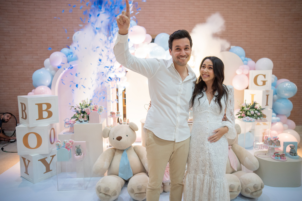 Chá revelação Vanessa e André