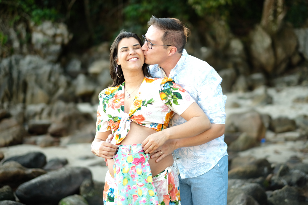 gestacao gestante Heloisa Felipe a Espera de Pietra praia sessao ensaio