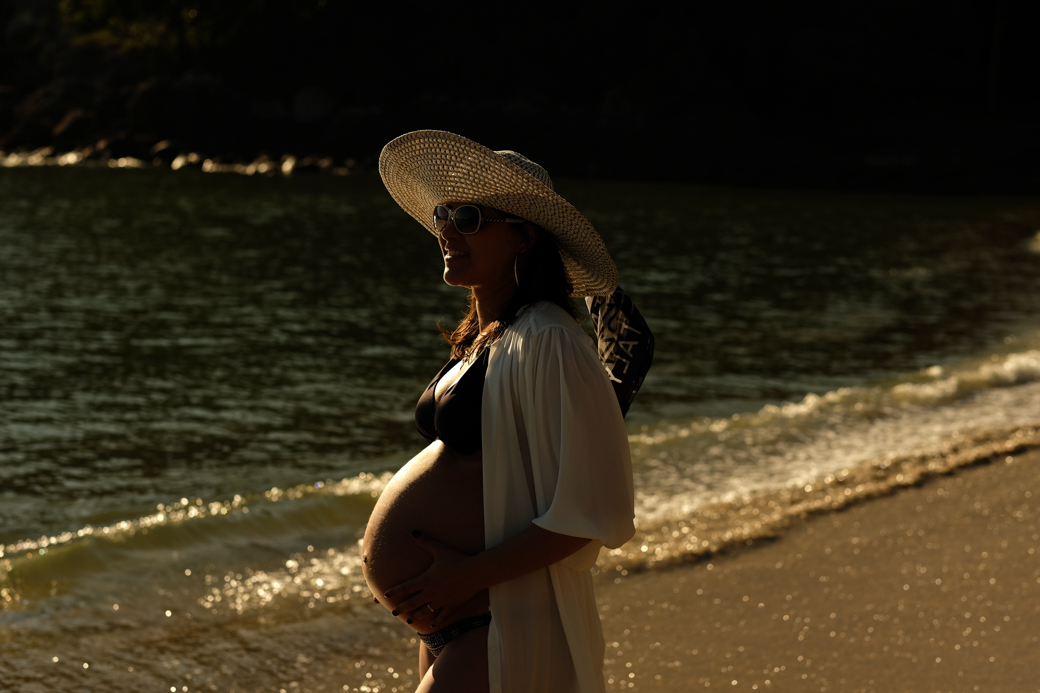 gestacao gestante Heloisa Felipe a Espera de Pietra praia sessao ensaio