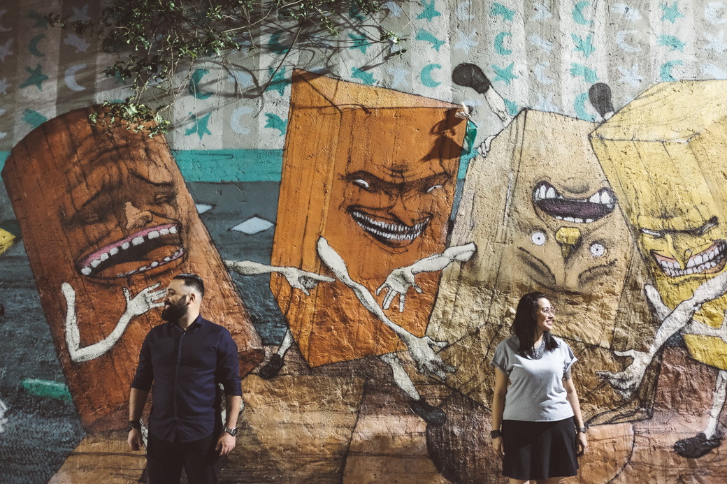 Ensaio pré casamento Kaio e Erika fotografia davimartins beco do batman avenida paulista