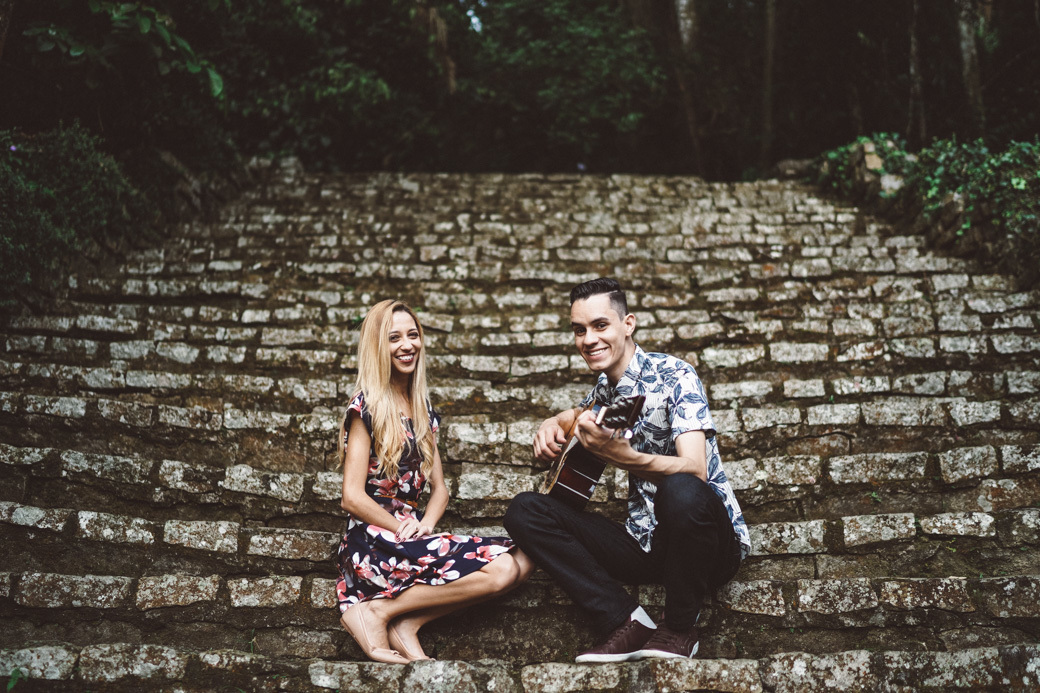 Ensaio pré casamento Danilo e Thays jardim botanico