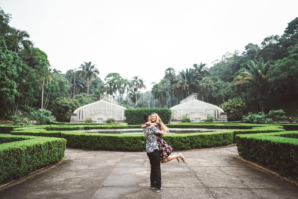 Ensaio pré casamento Danilo e Thays jardim botanico