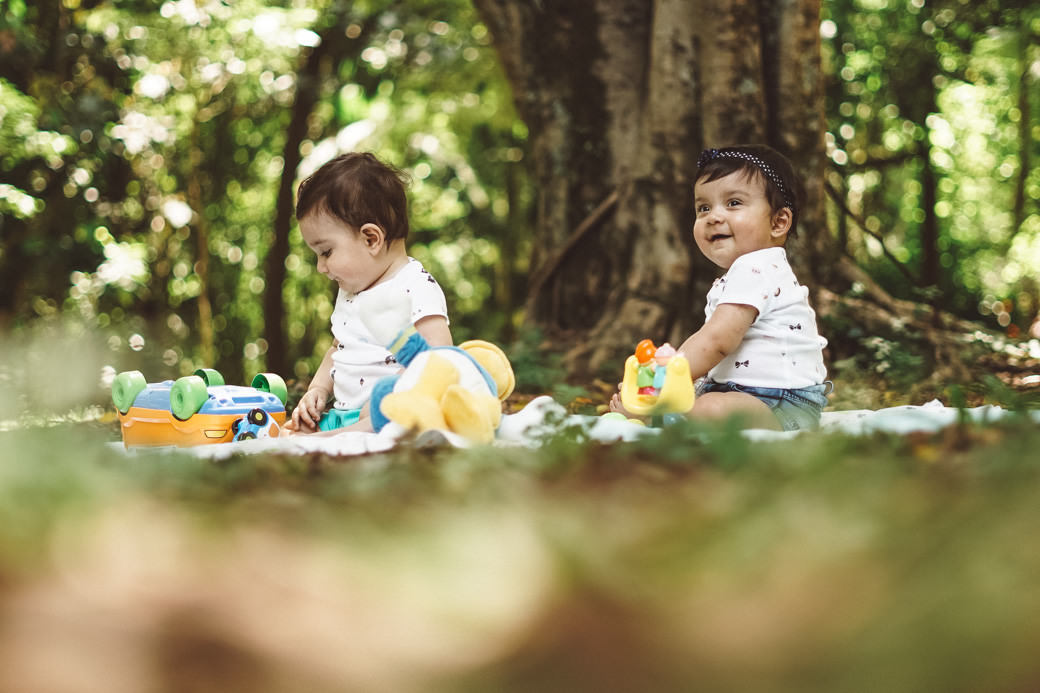 Acompanhamento - 9 meses de Giovanna e Lucca