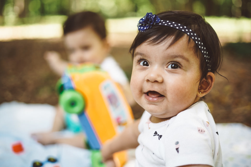 Acompanhamento - 9 meses de Giovanna e Lucca