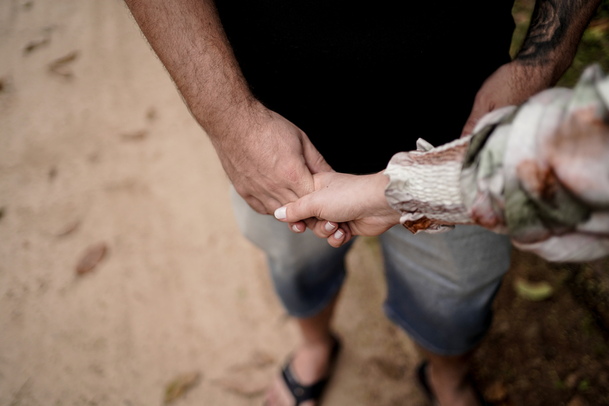 ensaio praia casal romantico roberto thayse