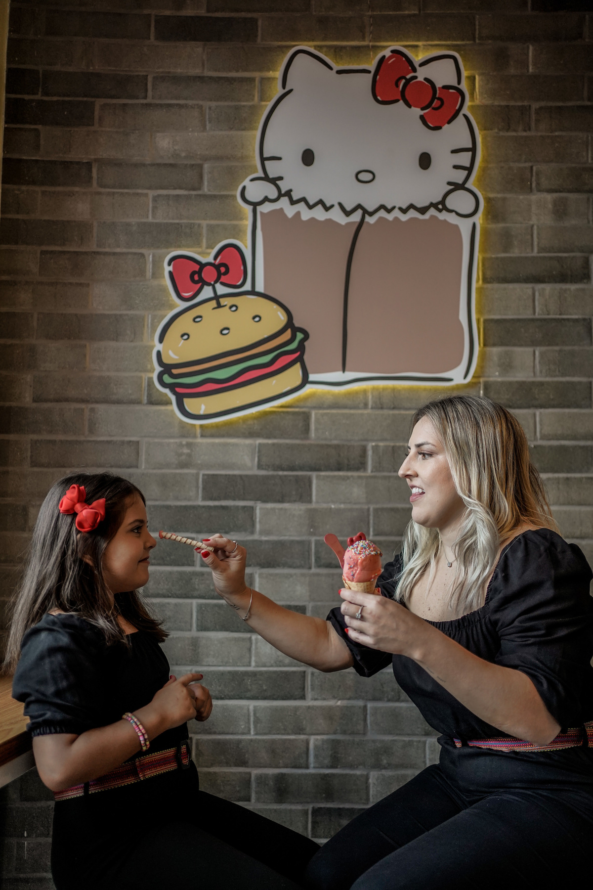 ensaio mãe filha leticia luiza Hello Kitty davi martins