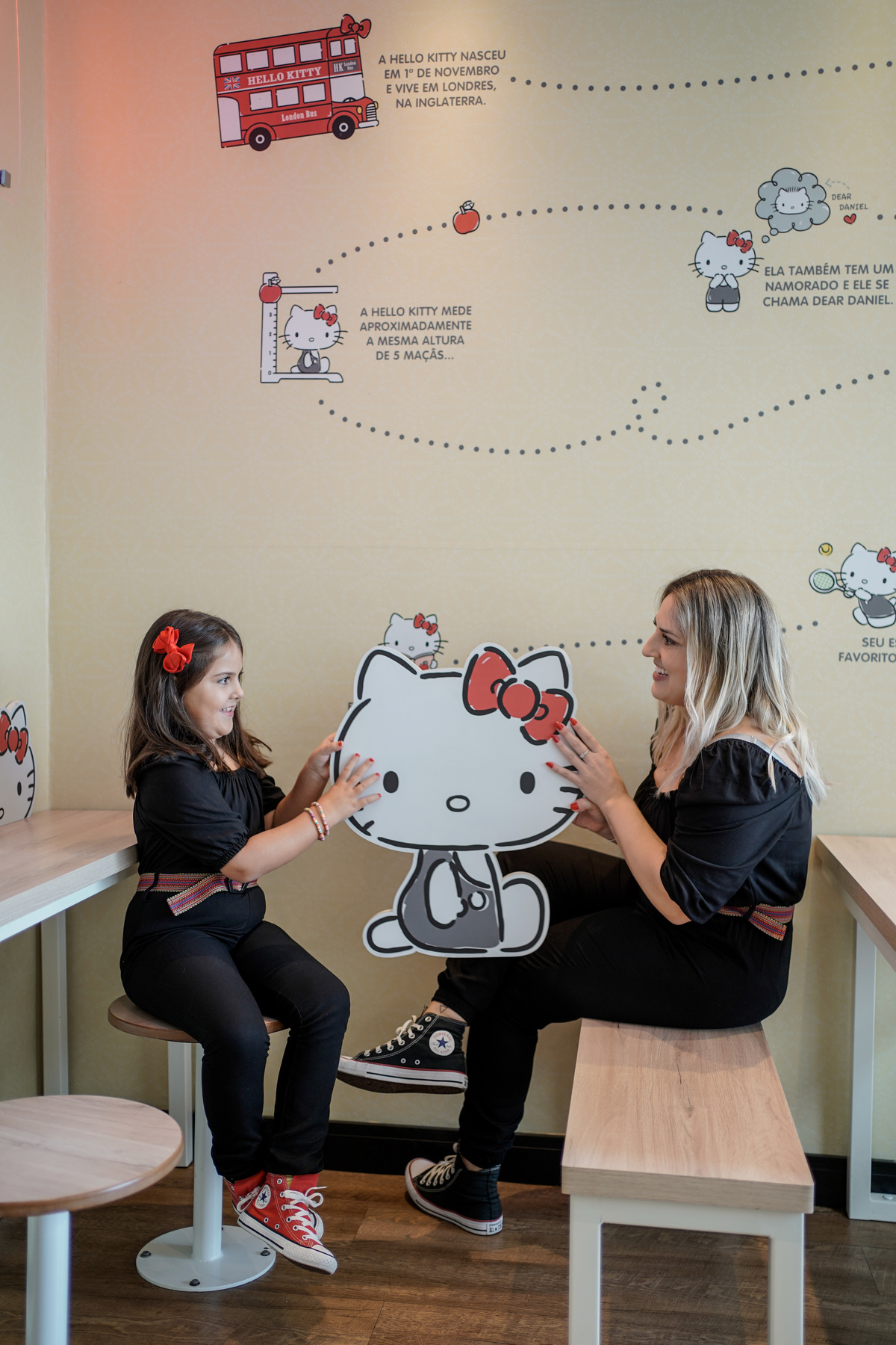 ensaio mãe filha leticia luiza Hello Kitty davi martins