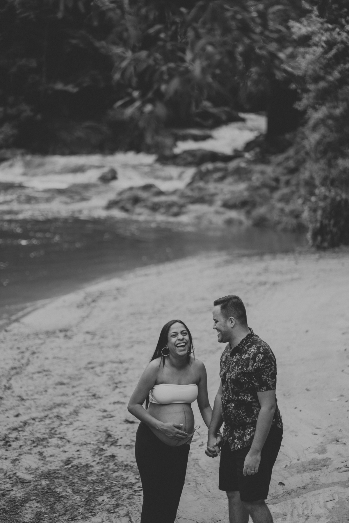 ensaio gestante Cida Mário Ester Cachoeira davi martins