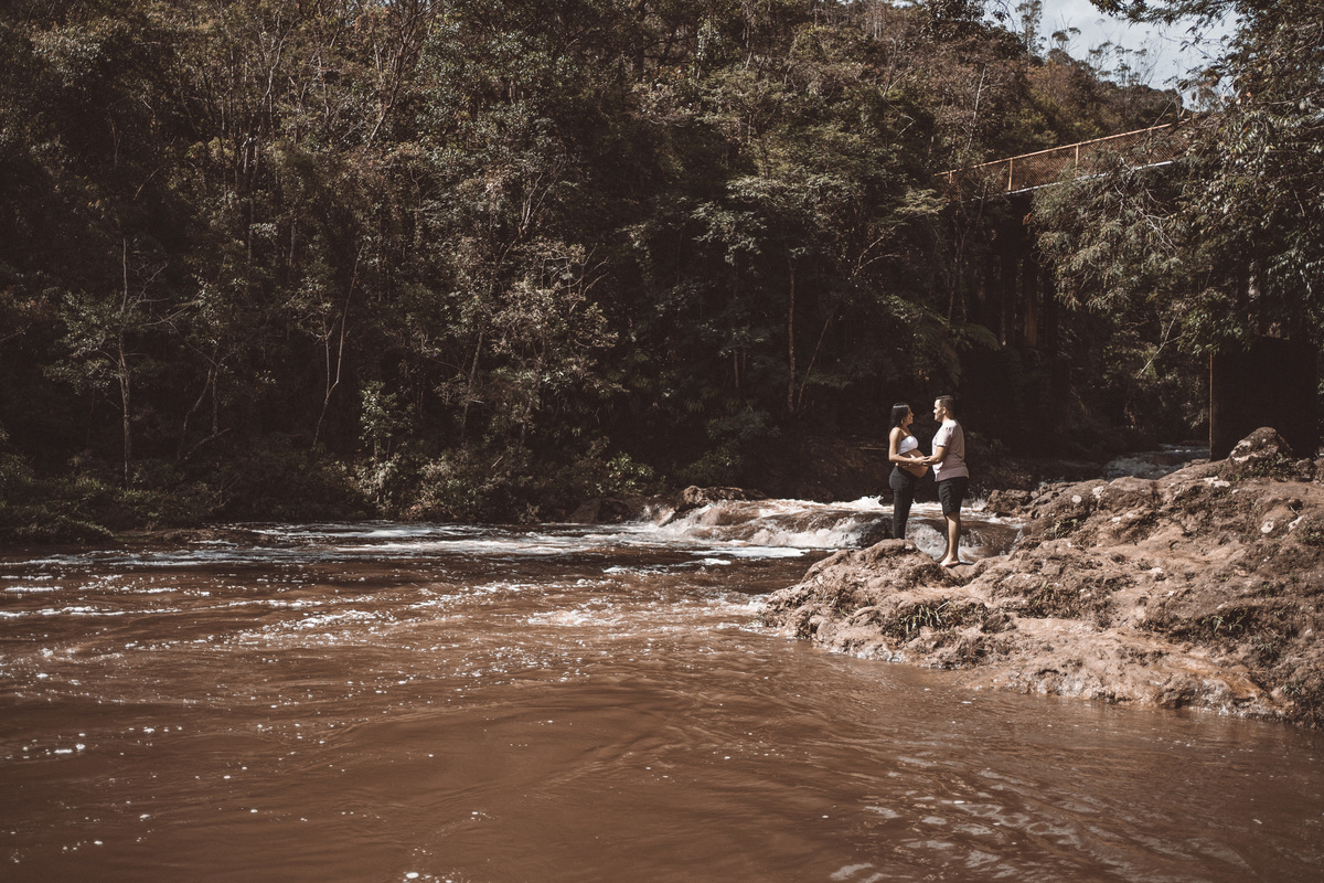 ensaio gestante Cida Mário Ester Cachoeira davi martins