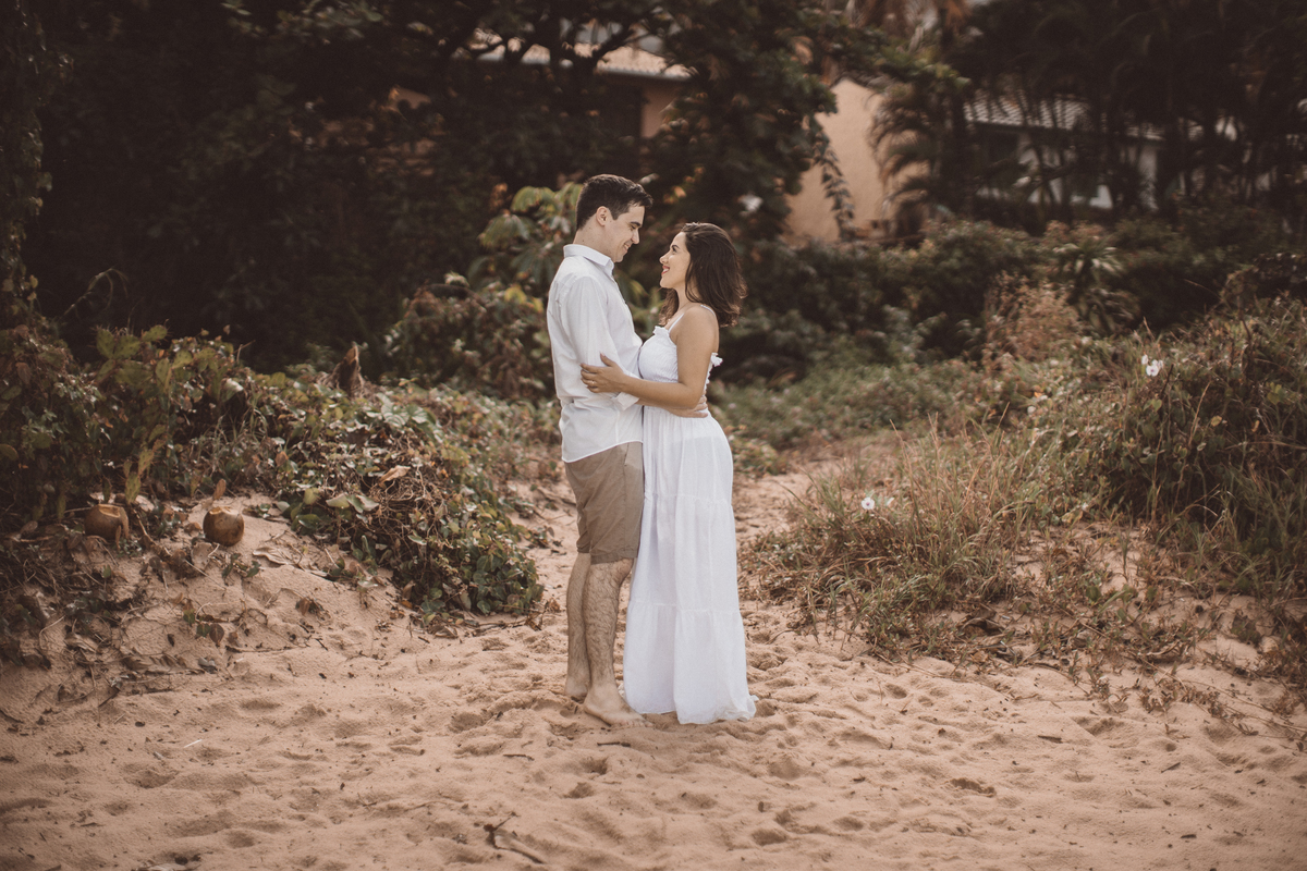 Ensaio pré wedding Rosi e Arthur praia são sebastião davi martins