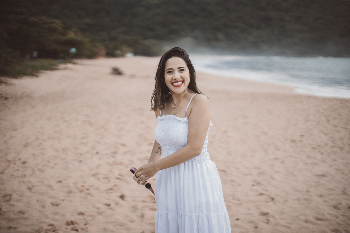 Ensaio pré wedding Rosi e Arthur praia são sebastião davi martins