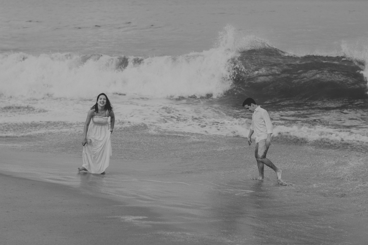 Ensaio pré wedding Rosi e Arthur praia são sebastião davi martins