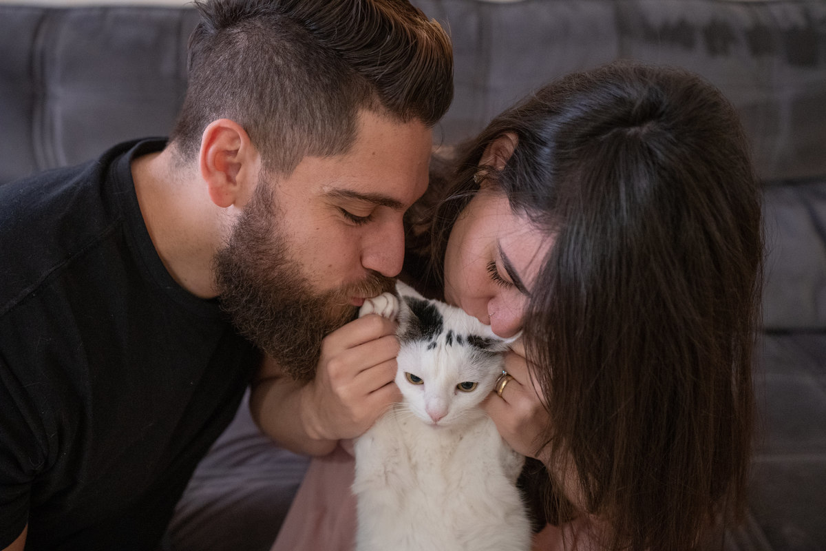 Ensaio gestante Sabrina rafael davi martins ravi dog gato cat