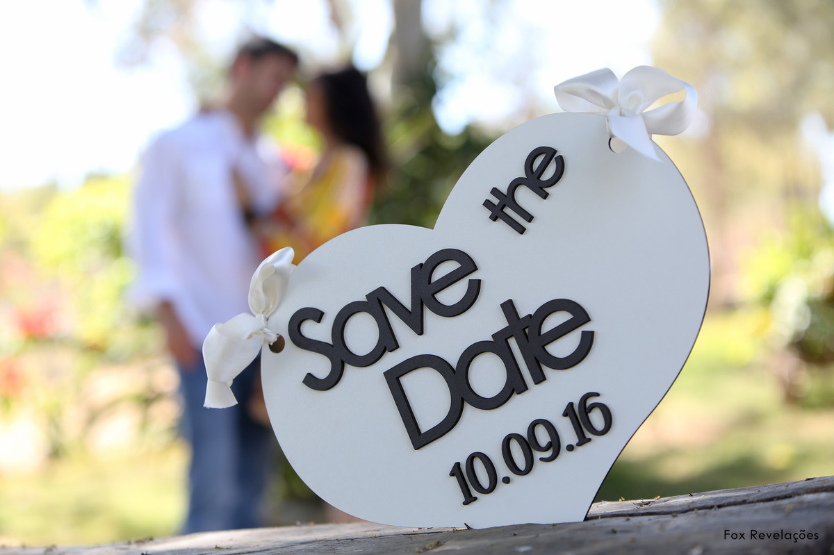 Ensaio no campo - save the Date