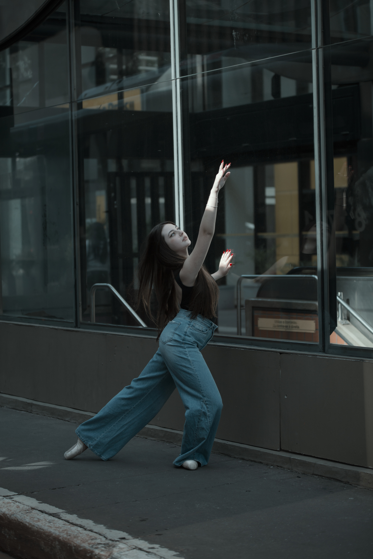 Ballet urbano na avenida Paulista