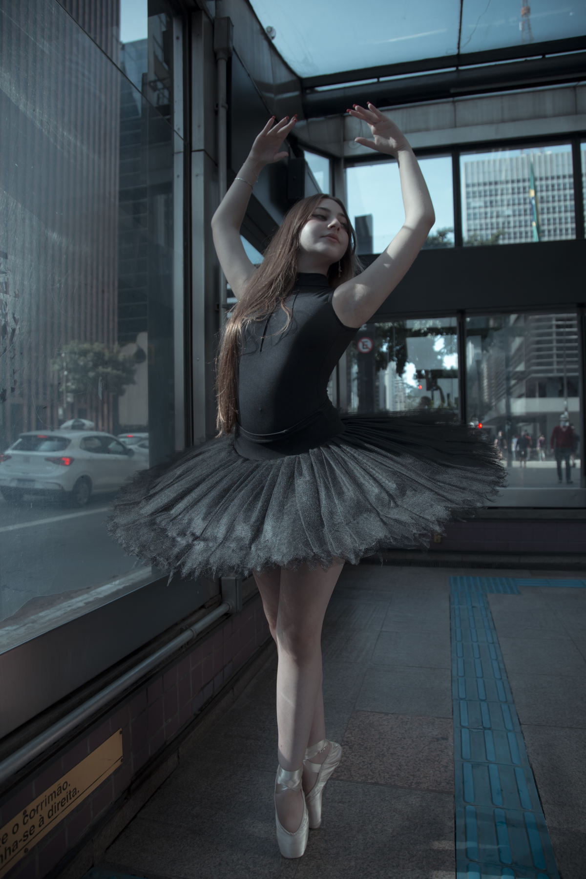 Ballet urbano na avenida Paulista