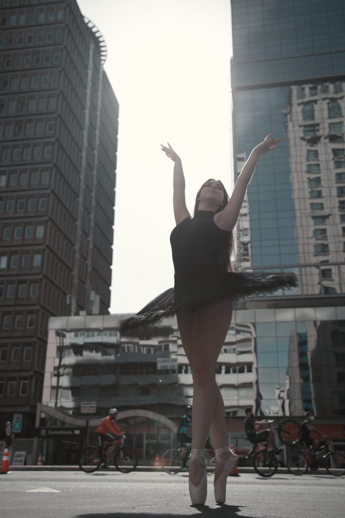 Ballet urbano na avenida Paulista