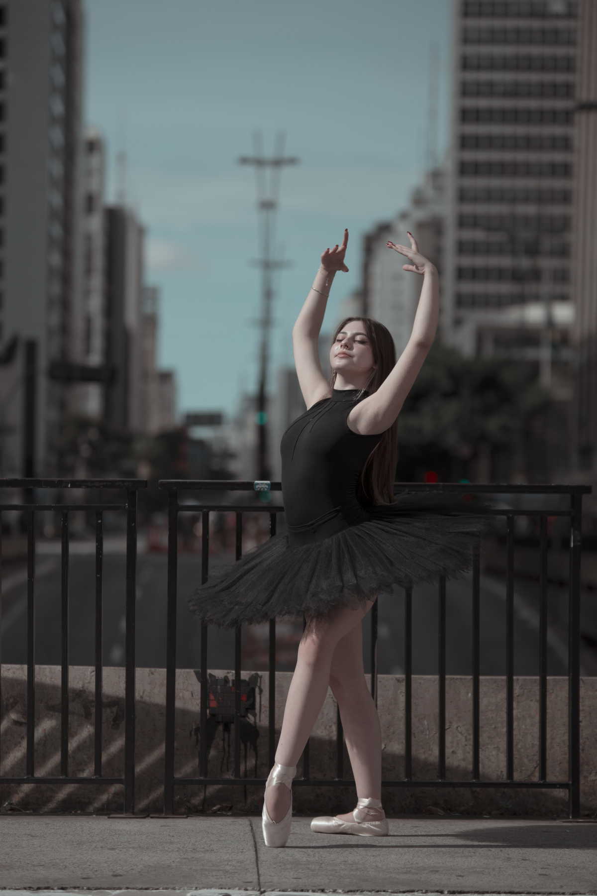 Ballet urbano na avenida Paulista