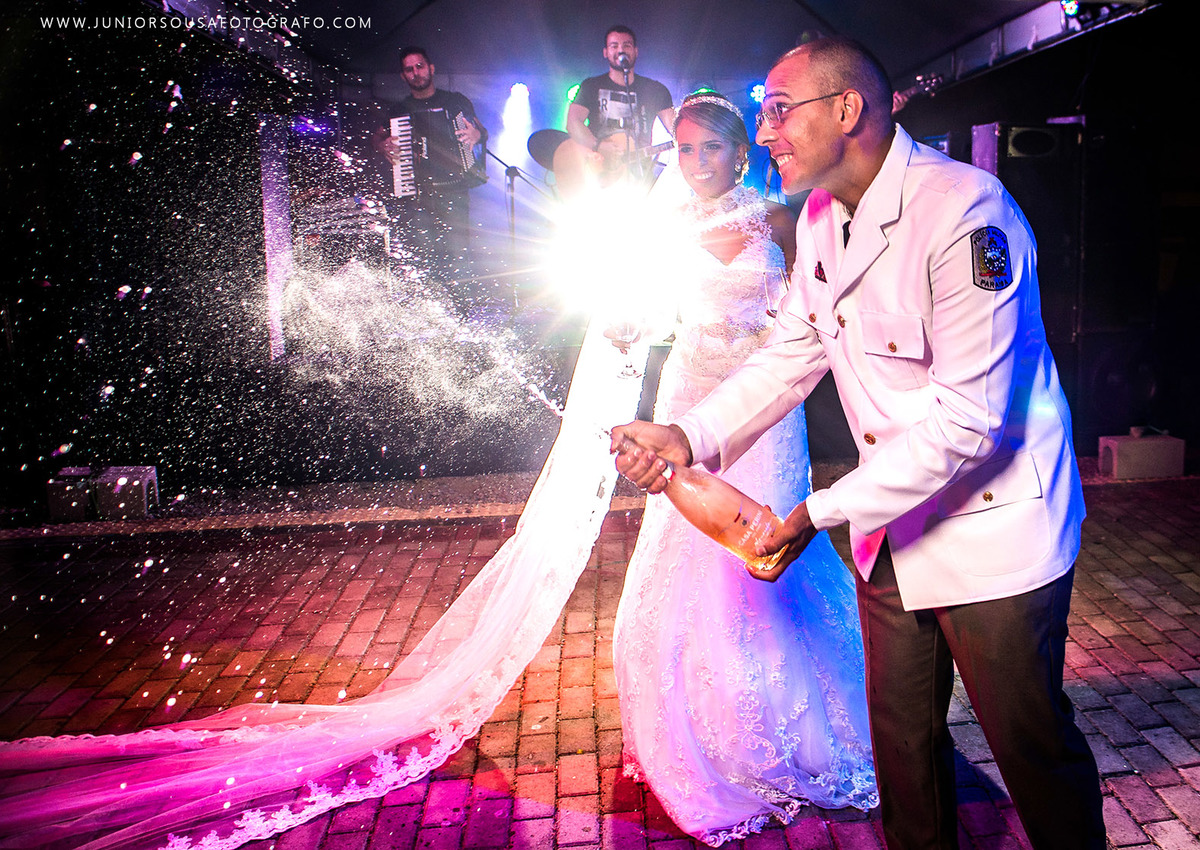 estourando o champagner