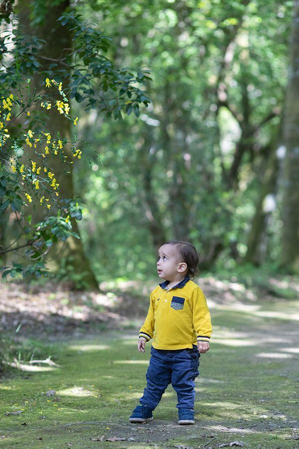 O Miguel admira a natureza