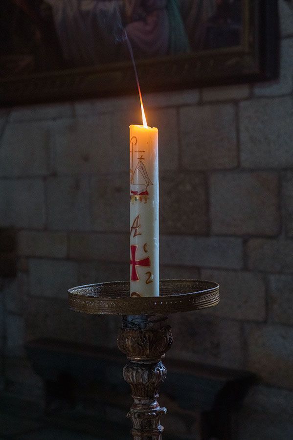 A vela de Batismo na Sé de Viseu