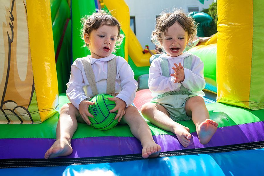 a brincar no restaurante Santa Luzia em Viseu
