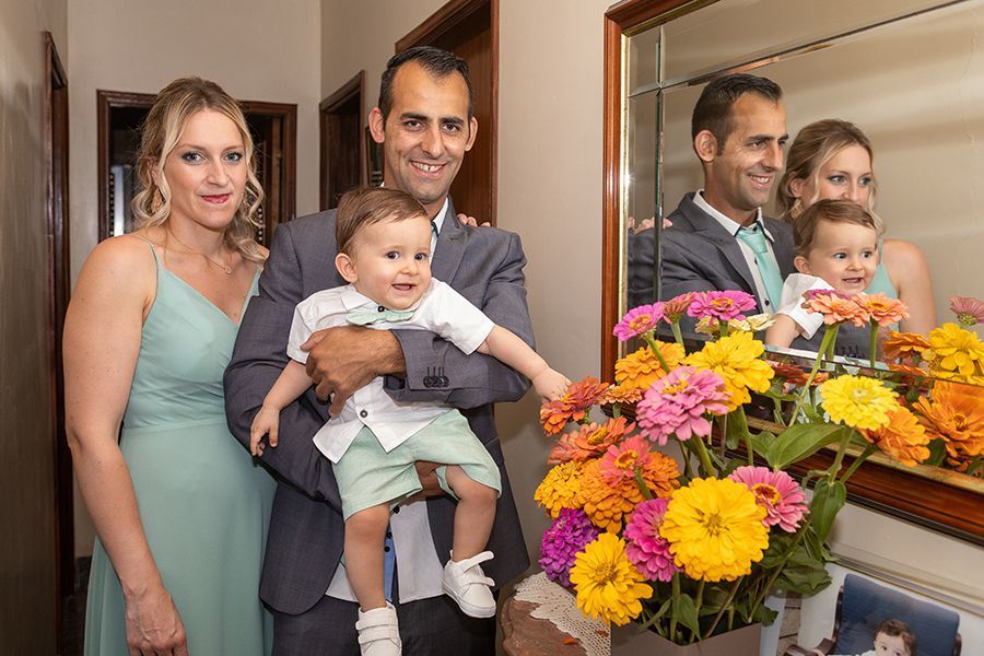 Batizado no Satão com os meus pais