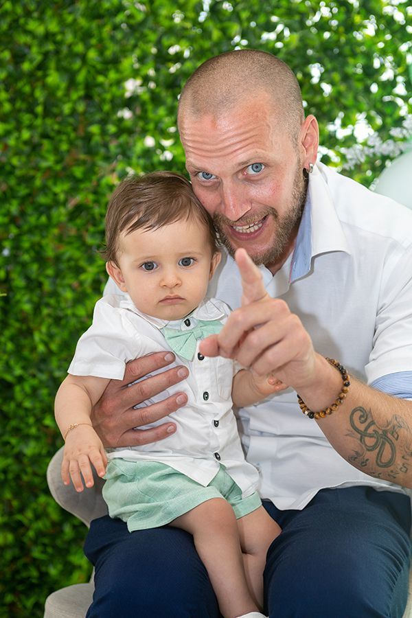 eu e o meu Padrinho no Restaurante - Quinta Pedras Bem Feitas 