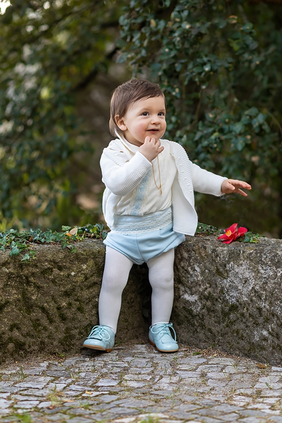 A brincar no jardim da Quinta do Barreiro - Viseu