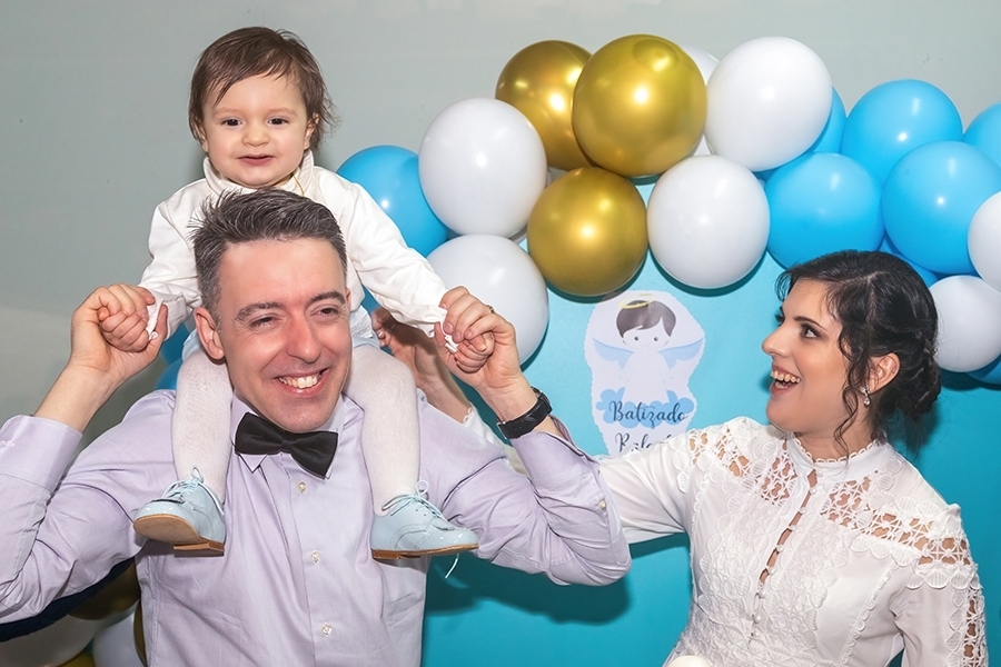 A festejar com os meu pais