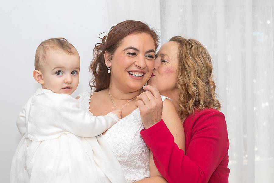 Adoro a minha filha e a minha neta