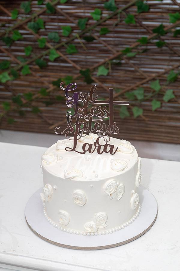 O bolo do Mateus e da Lara